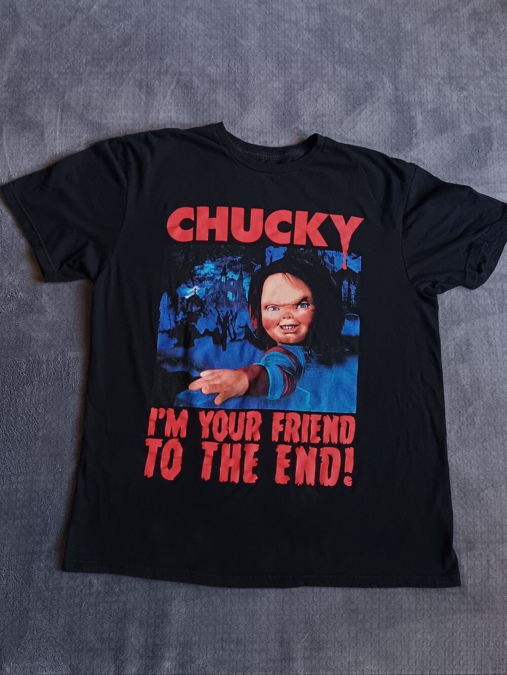 Chucky Doll Graphic Horror Tee Tshirt Mens Large, Movie, Halloween, Punk